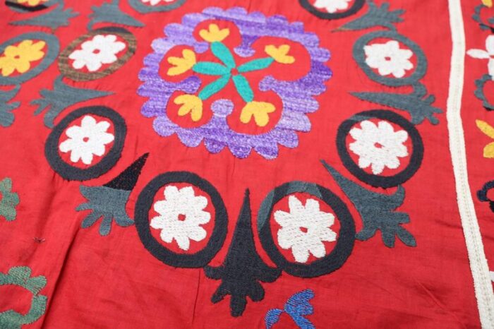 large vintage suzani embroidered textile samarkand uzbekistan 0913