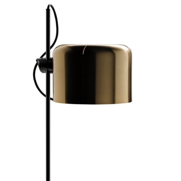 limited edition gold coupe floor lamp by joe colombo for oluce 2