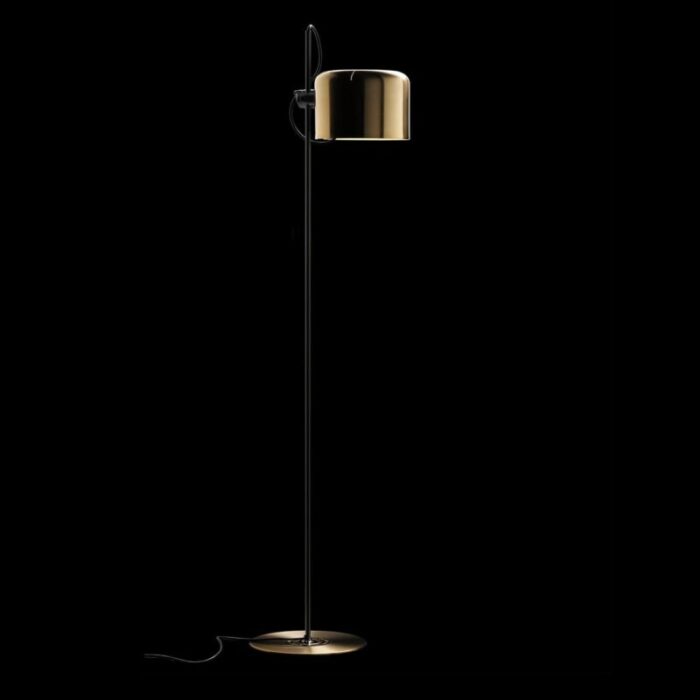 limited edition gold coupe floor lamp by joe colombo for oluce 3