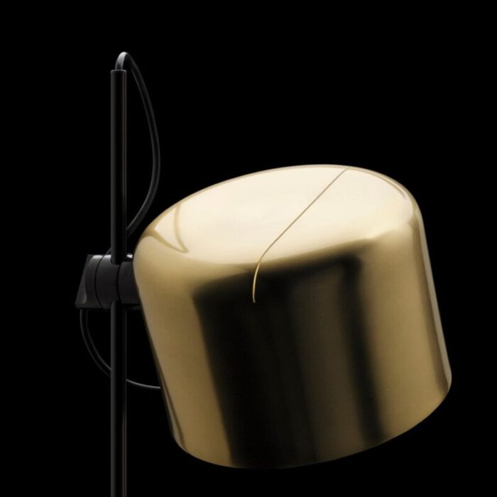 limited edition gold coupe floor lamp by joe colombo for oluce 4