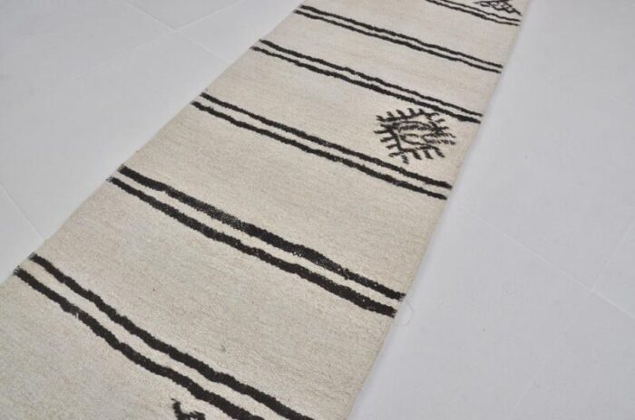 long vintage hemp runner rug 1960s 5907