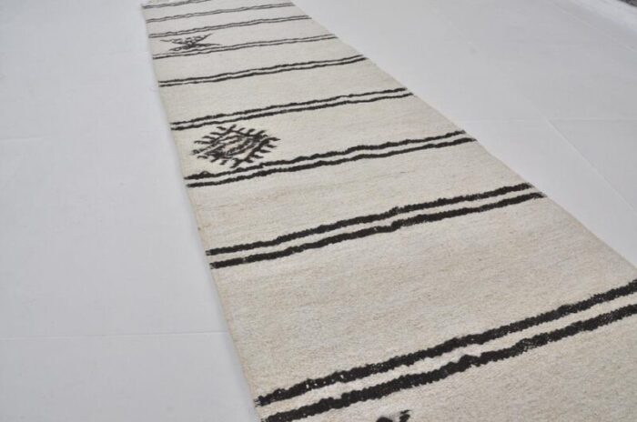 long vintage hemp runner rug 1960s 7399