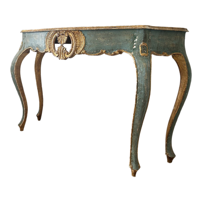 mid 19th century antique giltwood and gesso console table 9268