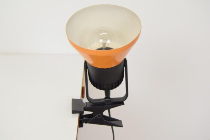 mid century adjustable table or wall lamp from polam 1970s 4