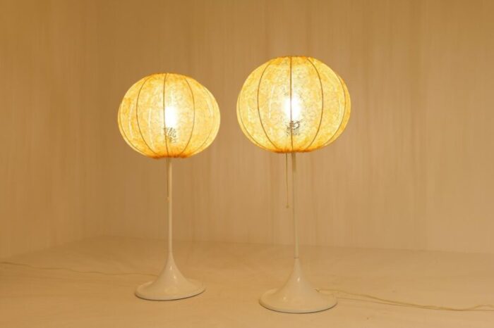 mid century b 024 table lamps from bergboms sweden 1960s set of 2 11