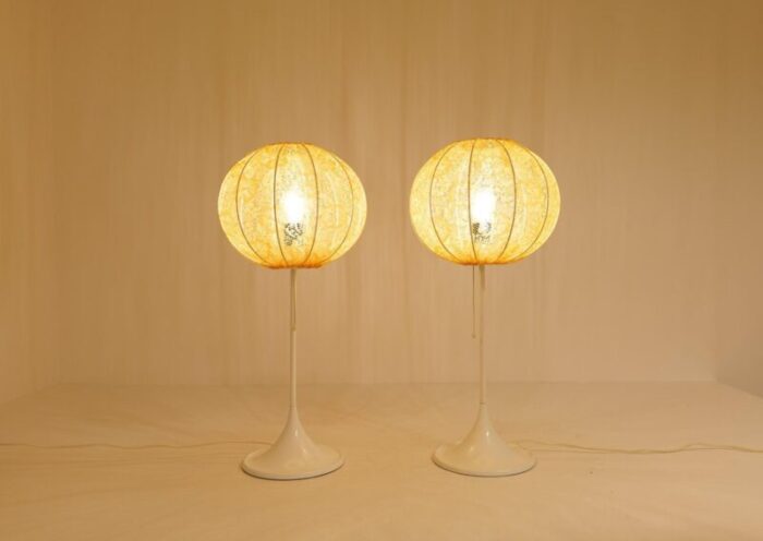 mid century b 024 table lamps from bergboms sweden 1960s set of 2 9