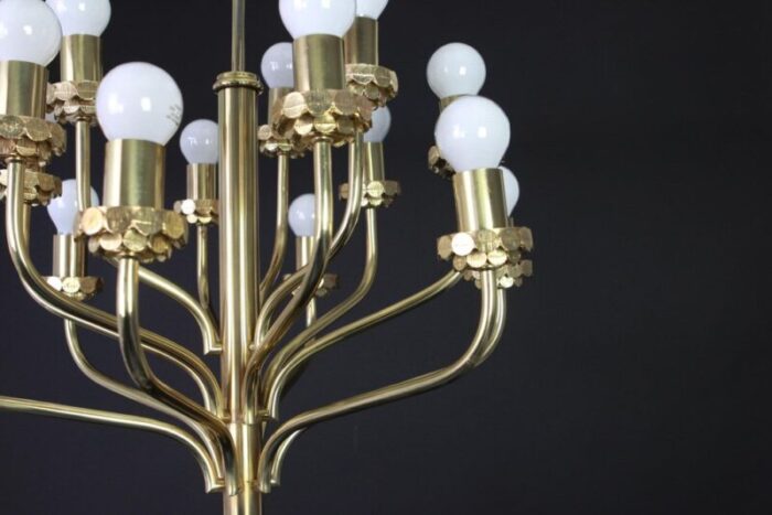 mid century brass chandelier from staff 1970s 7