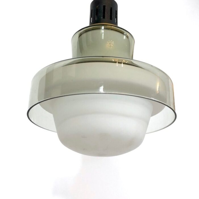 mid century brass pendant lamp from stilnovo 1950s 4