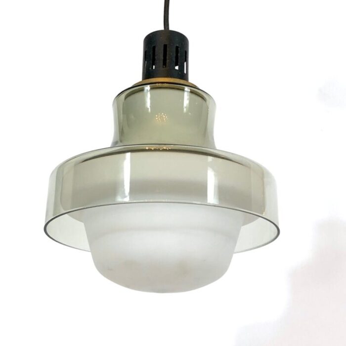 mid century brass pendant lamp from stilnovo 1950s 9