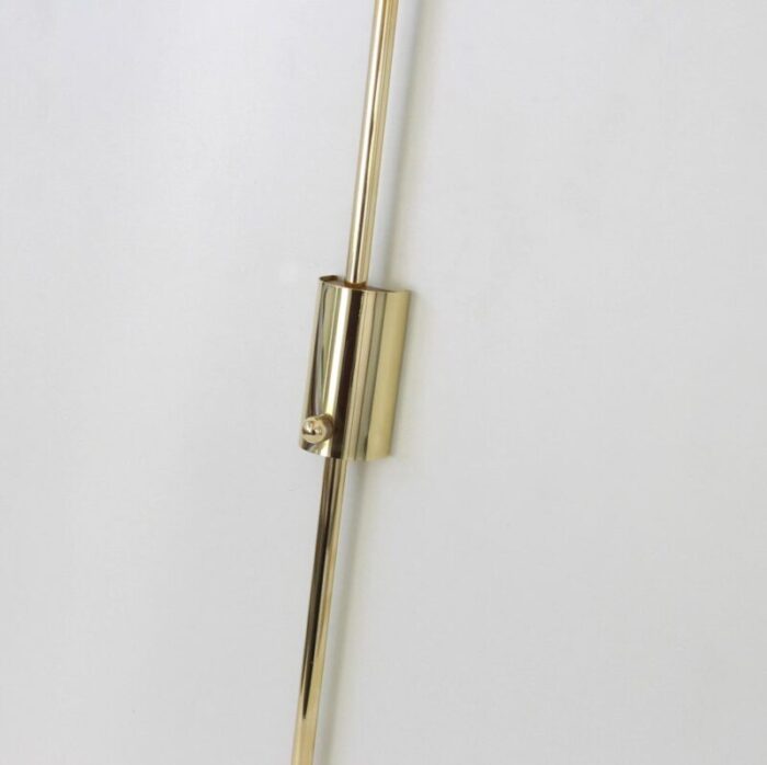 mid century brass wall sconces by florian schulz 1980s 5