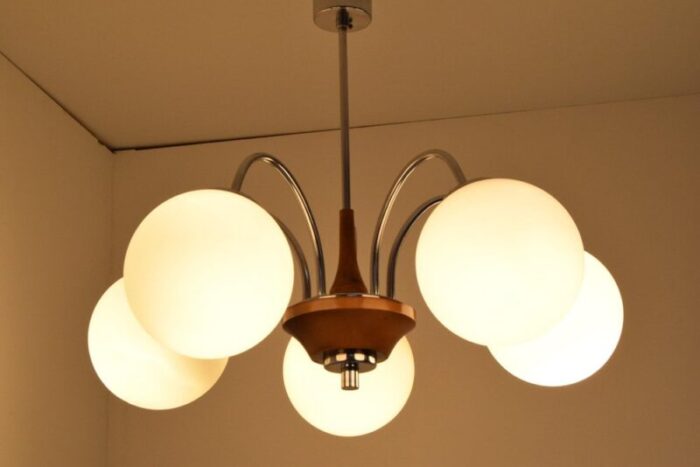 mid century ceiling lamp 1970s 5