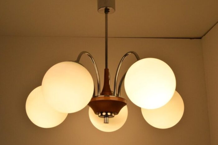 mid century ceiling lamp 1970s 7