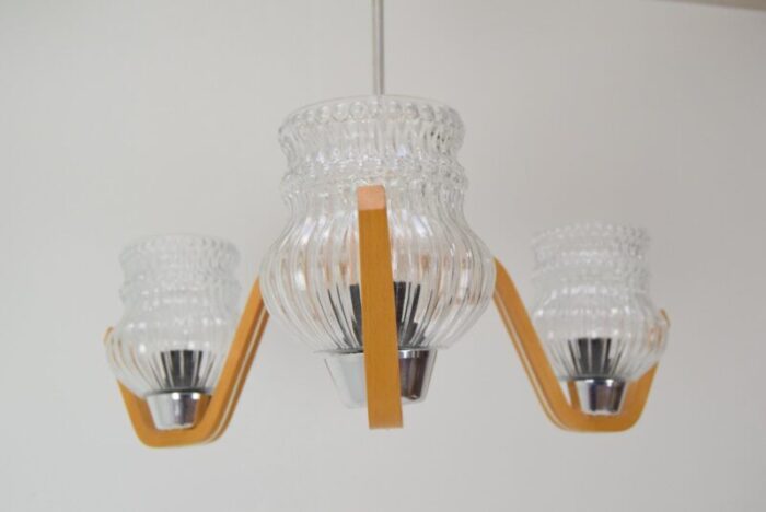 mid century ceiling lamp from drevo humpolec 1970s 7