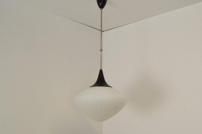 mid century ceiling lamp from kamenicky senov 1950s 10