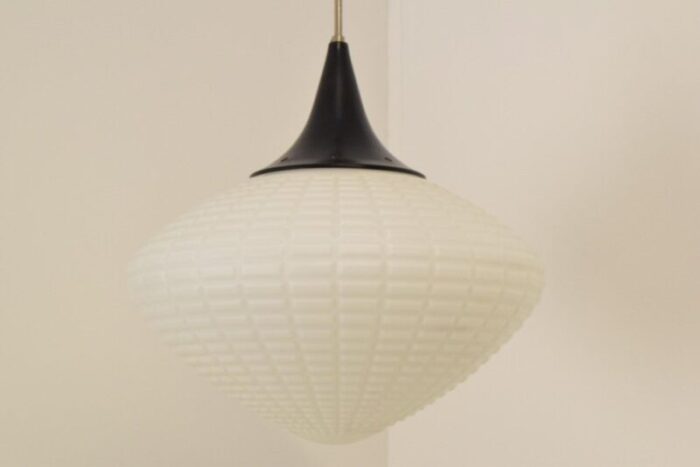 mid century ceiling lamp from kamenicky senov 1950s 12