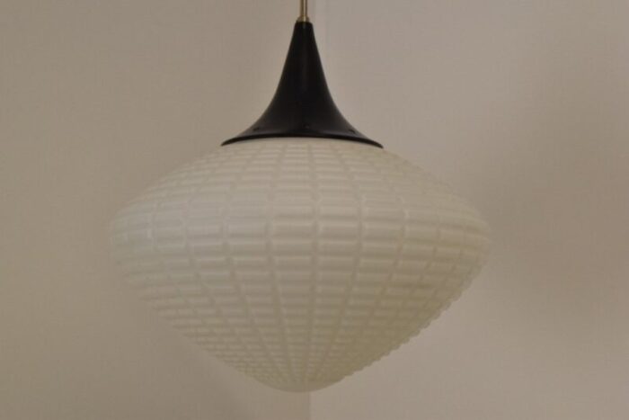 mid century ceiling lamp from kamenicky senov 1950s 6