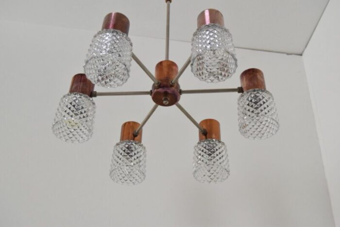 mid century chandelier by kamenicky senov 1960s 10