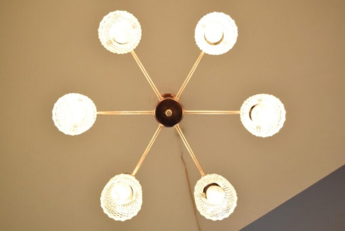 mid century chandelier by kamenicky senov 1960s 6