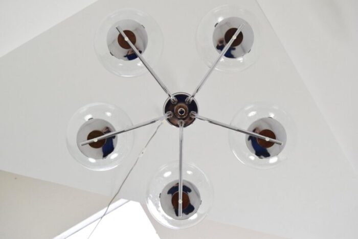 mid century chandelier czechoslovakia 1960s 5