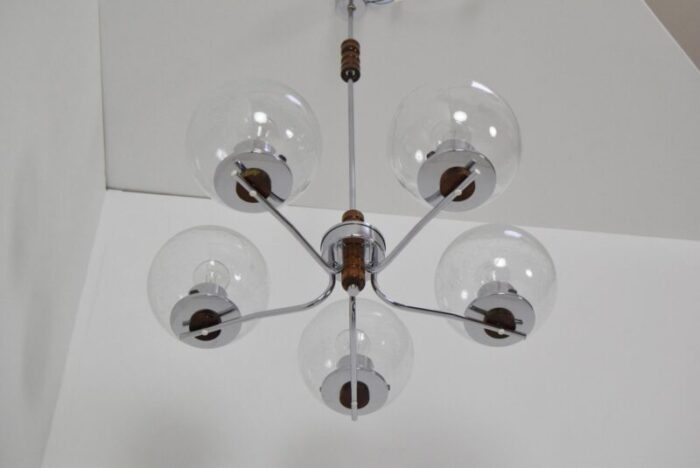 mid century chandelier czechoslovakia 1960s 6