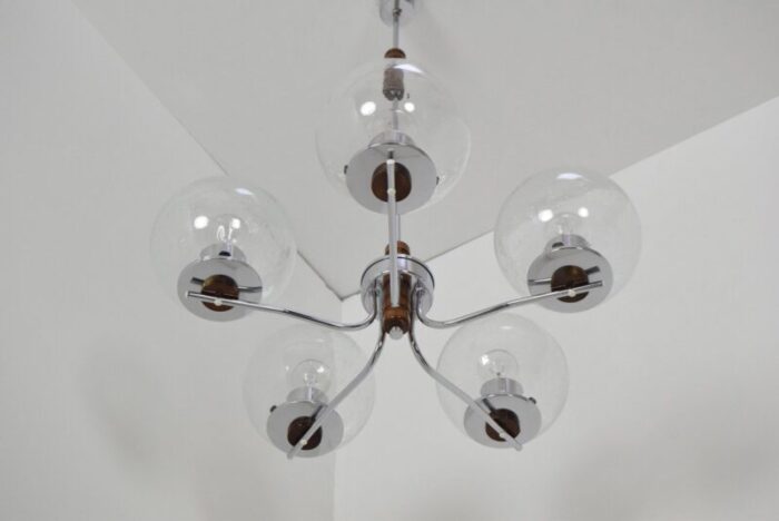 mid century chandelier czechoslovakia 1960s 7