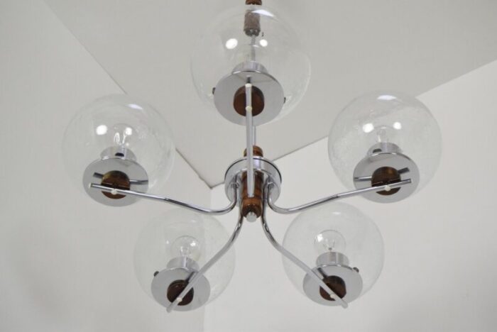 mid century chandelier czechoslovakia 1960s 8