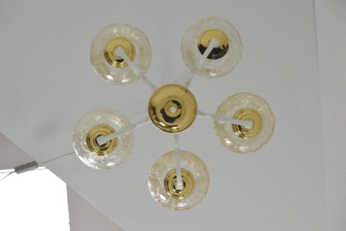 mid century chandelier czechoslovakia 1970s 7