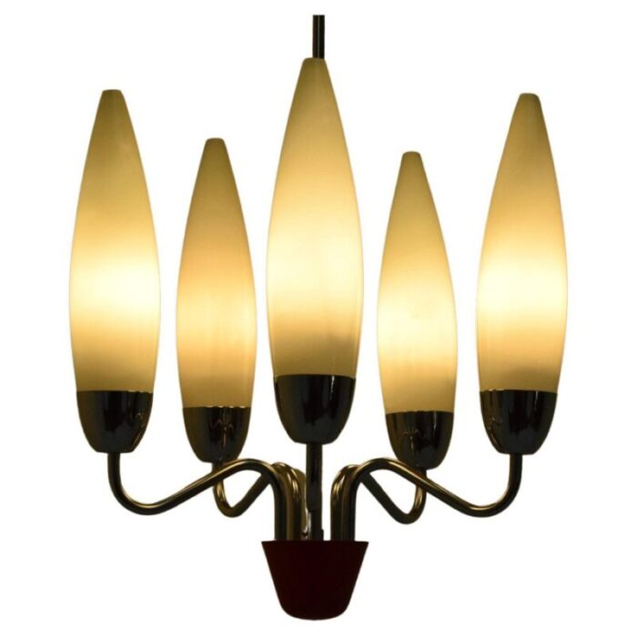 mid century chandelier from napako 1960s 1