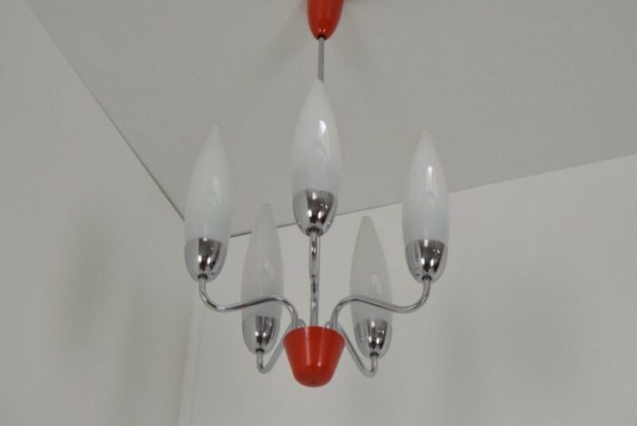 mid century chandelier from napako 1960s 10