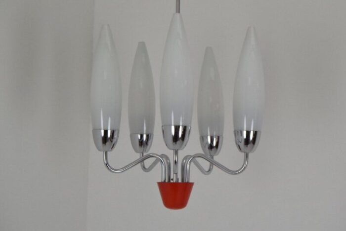 mid century chandelier from napako 1960s 11