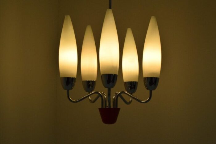 mid century chandelier from napako 1960s 2