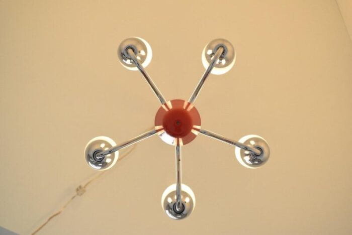 mid century chandelier from napako 1960s 4