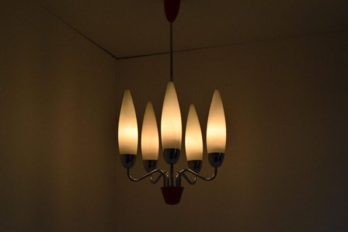 mid century chandelier from napako 1960s 6