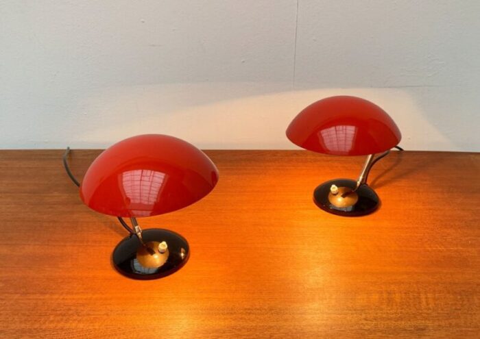 mid century czech minimalist table lamps by josef hurka for drukov brno set of 2 29