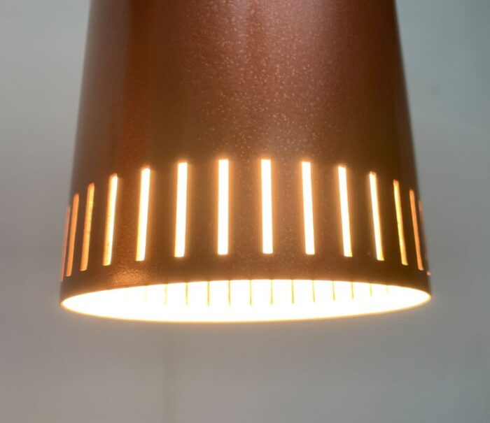 mid century danish cylinder ii pendant lamp by jo hammerborg for fog morup 18