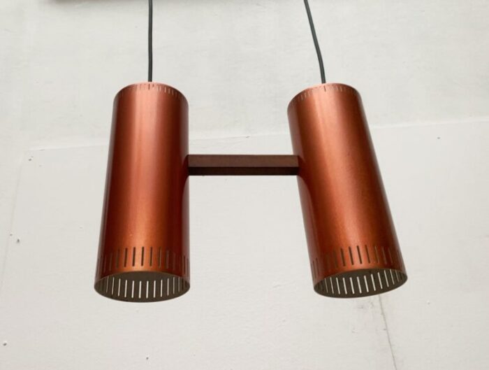 mid century danish cylinder ii pendant lamp by jo hammerborg for fog morup 27