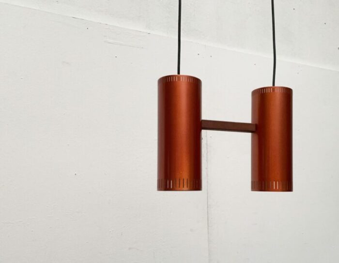 mid century danish cylinder ii pendant lamp by jo hammerborg for fog morup 3