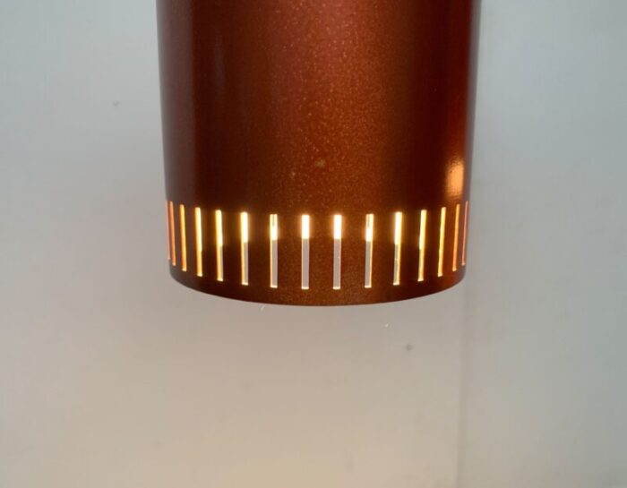 mid century danish cylinder ii pendant lamp by jo hammerborg for fog morup 35