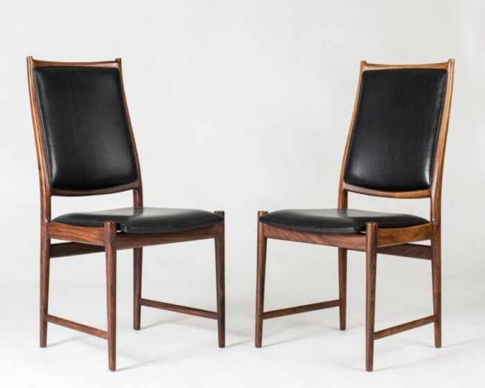 mid century dining chairs by torbjrn afdal for bruksbo 1960s 3472