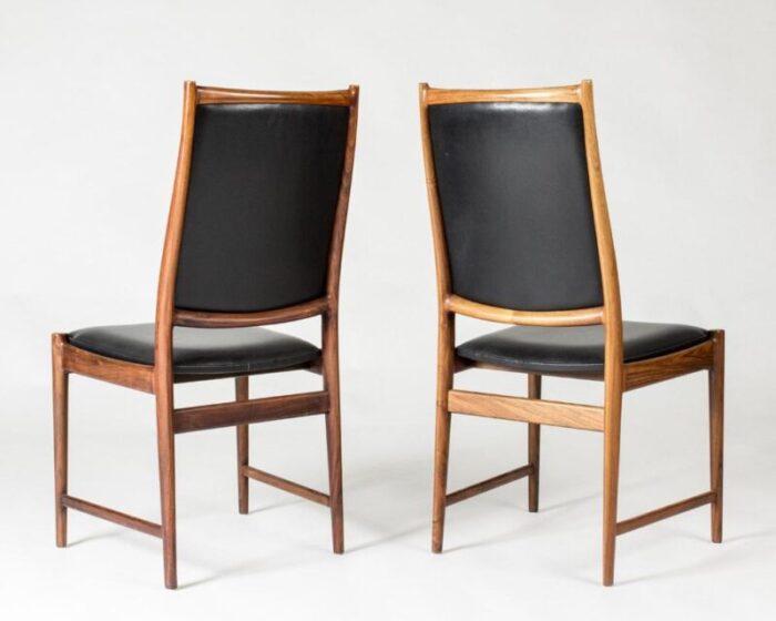 mid century dining chairs by torbjrn afdal for bruksbo 1960s 5436