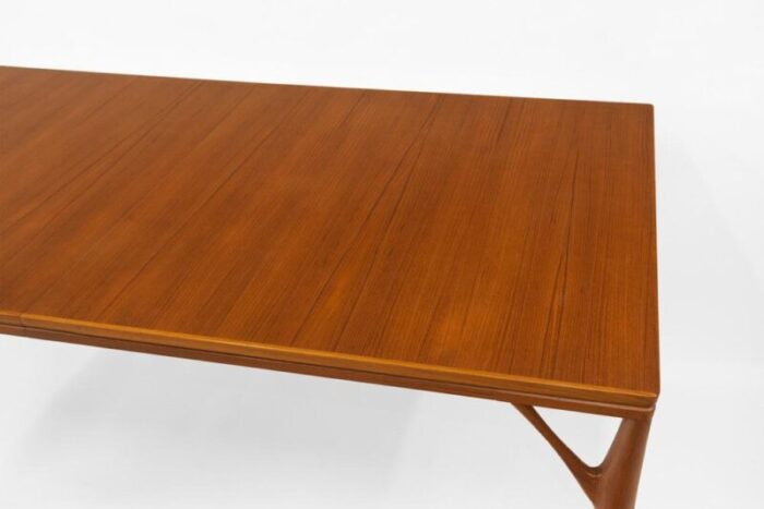 mid century extending danish teak tree leg dining table by h sigh and sons from sigh and sns mbelfabrik 1960s 6914