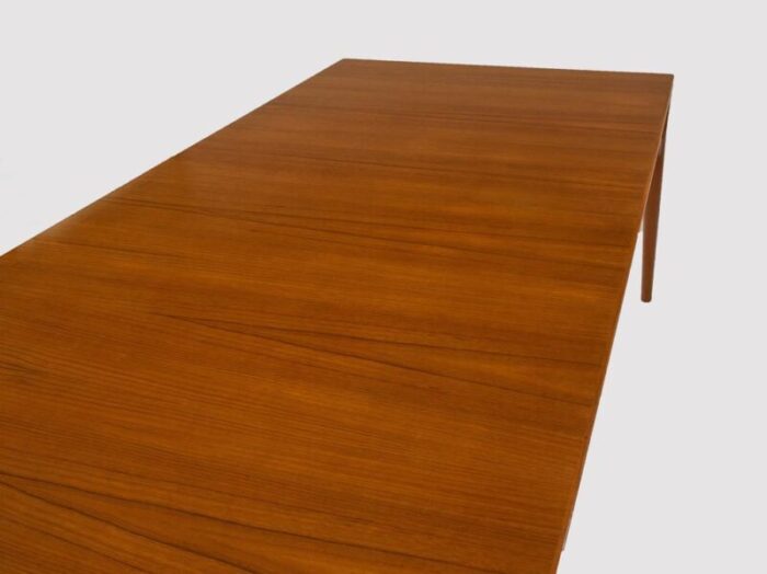 mid century extending danish teak tree leg dining table by h sigh and sons from sigh and sns mbelfabrik 1960s 9529