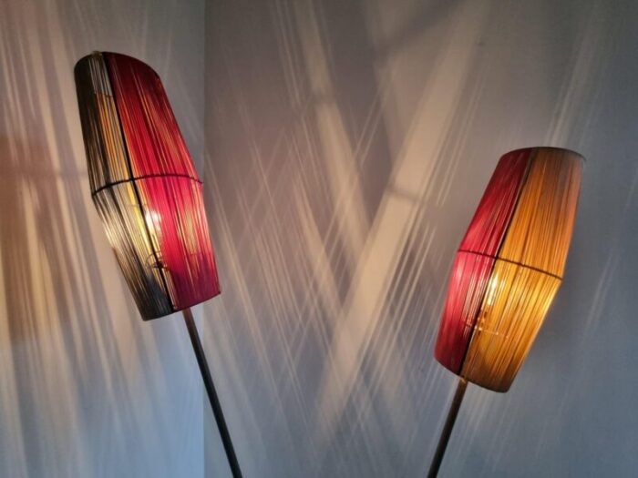 mid century floor lamp germany 1960s 13