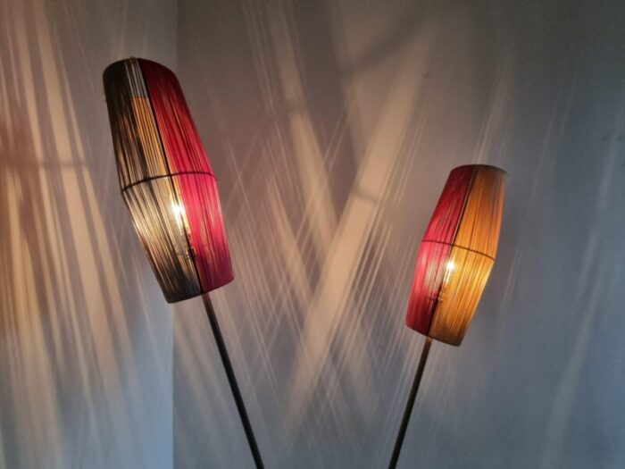 mid century floor lamp germany 1960s 16