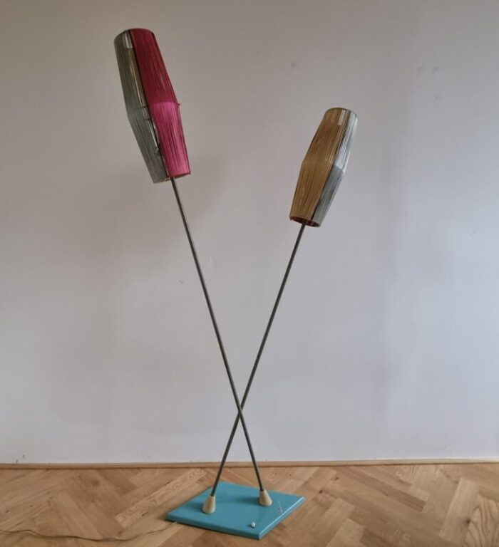 mid century floor lamp germany 1960s 18