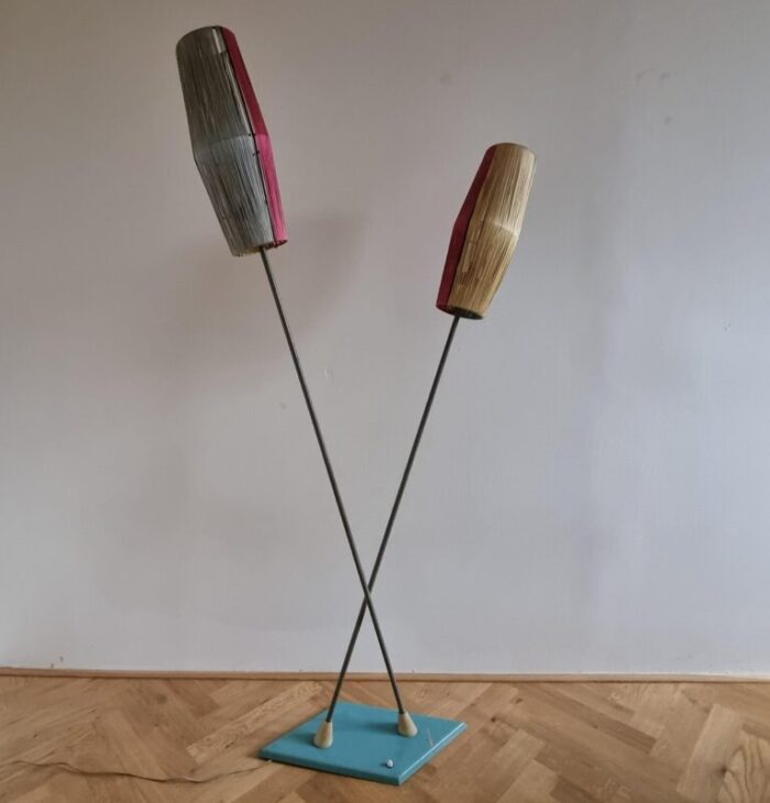 mid century floor lamp germany 1960s 3