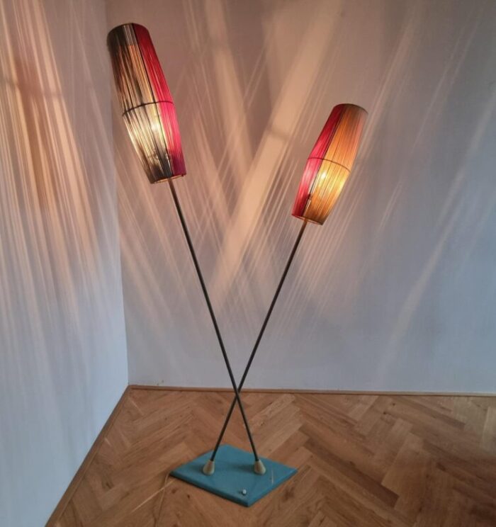 mid century floor lamp germany 1960s 6