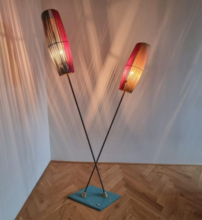 mid century floor lamp germany 1960s 7