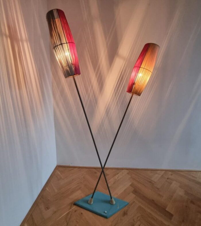 mid century floor lamp germany 1960s 8