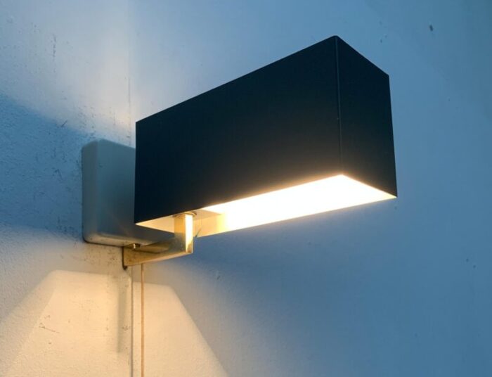 mid century german minimalist wall lamp from kaiser leuchten 28